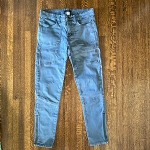 Women's BDG Jeans Grey Moto Ankle Zipper Sz 28
